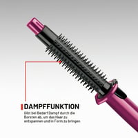Perie de coafat cu abur Remington CB4N Flexibrush cu înveliș ceramic, roz 6