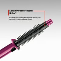 Perie de coafat cu abur Remington CB4N Flexibrush cu înveliș ceramic, roz 5
