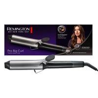 Remington CI5538 Pro Big Curl uvijač za kosu 38 mm za velike kovrče, keramički turmalinski premaz, 8 stupnjeva temperature, digitalni zaslon, 210°C, crni 1