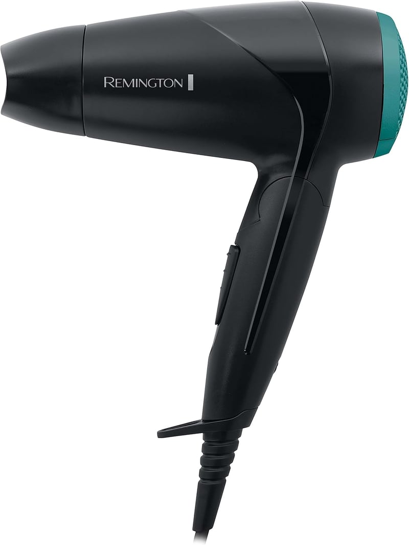 Remington D1500 2000W összecsukható utazó hajszárító diffúzorral - White