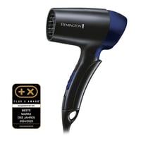 Cestovný sušič na vlasy Remington D2400 1400 W, skladací, celosvetové použitie 120/220-240 V, so stylingovým koncentrátorom, 2 stupne nastavenia teploty a rýchlosti prúdenia vzduchu 3