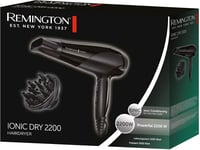 Iónový sušič vlasov Remington D3198 2200 W, keramická iónová technológia, difuzér a stylingová tryska, 3 teploty, 2 rýchlosti, čierny 10