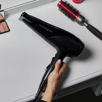 Iónový sušič vlasov Remington D3198 2200 W, keramická iónová technológia, difuzér a stylingová tryska, 3 teploty, 2 rýchlosti, čierny 6