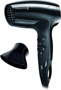 Uscător de păr Remington D5000 - Compact, 1800W, cu concentrator, 3 trepte de temperatură, 2 trepte de viteză, mod Eco, ideal pentru călătorii 1
