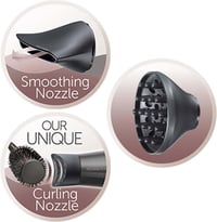 Remington D5707 2200W Ionos Hajszárító Göndörítő és Egyenesítő Funkcióval - Hair dryer "New Version" 3