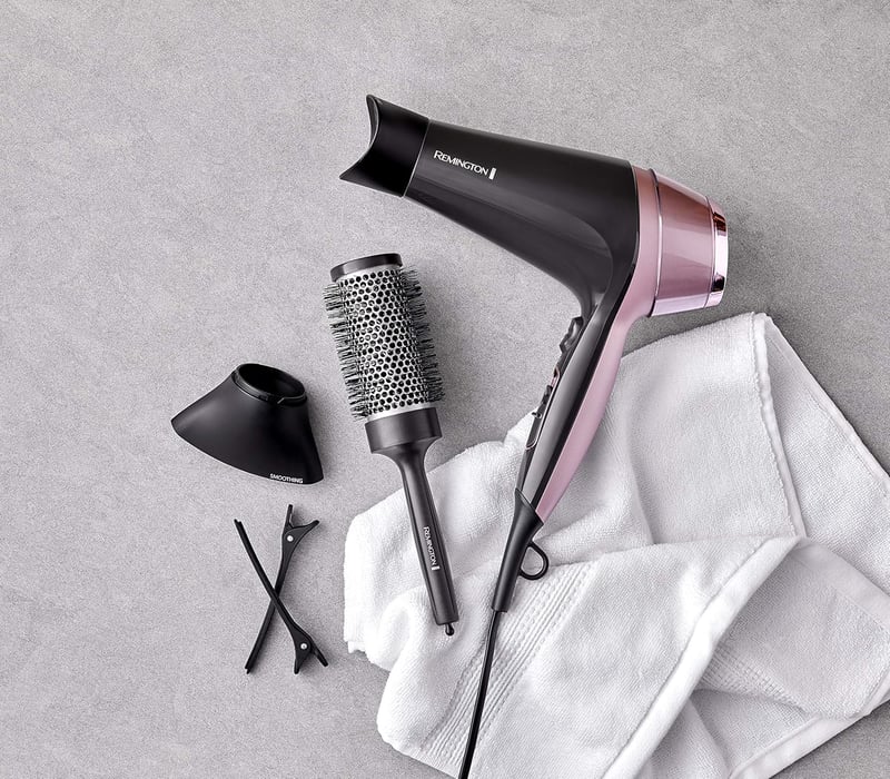 Remington D5707 2200W Ionos Hajszárító Göndörítő és Egyenesítő Funkcióval - Hair dryer "New Version"
