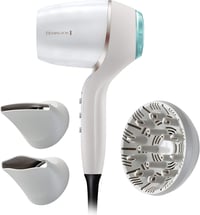 Uscător de păr Remington Hydraluxe Pro EC9001 – 2400W, 160 km/h, Tehnologie Hydracare, Protecție termică, cu 3 accesorii 1