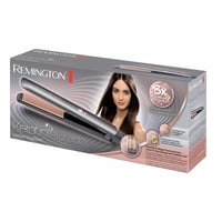 Placă de îndreptat părul Remington Keratin Protect S8598 – înveliș ceramic, senzor de protecție termică, 150-230°C, plăci flexibile, husă, gri 10