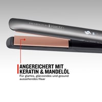 Placă de îndreptat părul Remington Keratin Protect S8598 – înveliș ceramic, senzor de protecție termică, 150-230°C, plăci flexibile, husă, gri 3