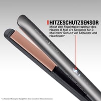 Placă de îndreptat părul Remington Keratin Protect S8598 – înveliș ceramic, senzor de protecție termică, 150-230°C, plăci flexibile, husă, gri 2