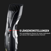 Remington MB320C Trimer za bradu za muškarce - Samooštreće keramičke oštrice, 0,4-18 mm, 9 postavki dužine, LED indikator punjenja, rad na struju i bateriju 2