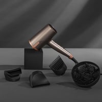 Uscător de păr Remington ONE D6078 cu tehnologie ionică, flux de aer 120 km/h, 5 accesorii: difuzor, accesoriu pentru fire rebele (flyaway), piepteni, concentrator, 8 setări de temperatură și viteză 5