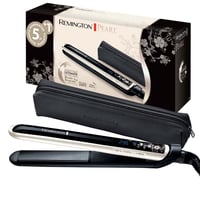 Žehlička na vlasy Remington Pearl S9501 – Víťaz testu, keramický povrch s pravými perlami, LCD displej, 150-235 °C, vrátane úložného puzdra 1