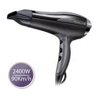 Uscător de păr ionic Remington Pro-Air Turbo D5220, 2400W, Ceramică Turmalină, Concentrator și Difuzor, Negru 3