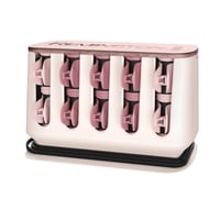 Set de bigudiuri electrice Remington PROluxe H9100, 20 bucăți, 2 dimensiuni (25 mm, 32 mm), tehnologie OPTIheat, roz/negru 1