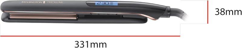Remington PROluxe Midnight Hajegyenesítő 150-230°C Kerámia Lemezzel - straighteners