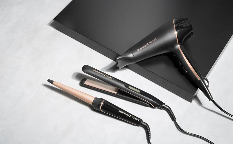 Remington PROluxe Midnight Hajegyenesítő 150-230°C Kerámia Lemezzel - straighteners