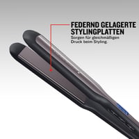 Placă de îndreptat părul Remington S5525 Pro-Ceramic Extra – plăci ceramice extra late de 45 mm, afișaj LCD, 150-230°C, negru 3