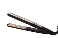 Žehlička na vlasy Remington S6500 Sleek & Curl so zaobleným dizajnom, ultra turmalínovo-keramickým povrchom, LCD displejom, 150-230 °C, čierna/béžová 9