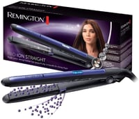 Remington S7710 Pro-Ion uređaj za ravnanje kose – trostruka ionska tehnologija, ultra-turmalinski keramički premaz, LCD zaslon, 150-230°C, crna/plava 1