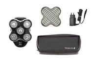 Aparat de ras electric pentru cap Remington XR1501 pentru bărbați, litiu, 5 capete de ras, max. 0,2 mm, cameră pentru colectarea părului, trimmer pentru detalii, negru 4