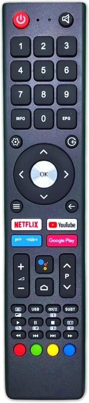 Náhradný diaľkový ovládač REMOtech GCBLTV02ADBBT pre TV CHiQ/Changhong