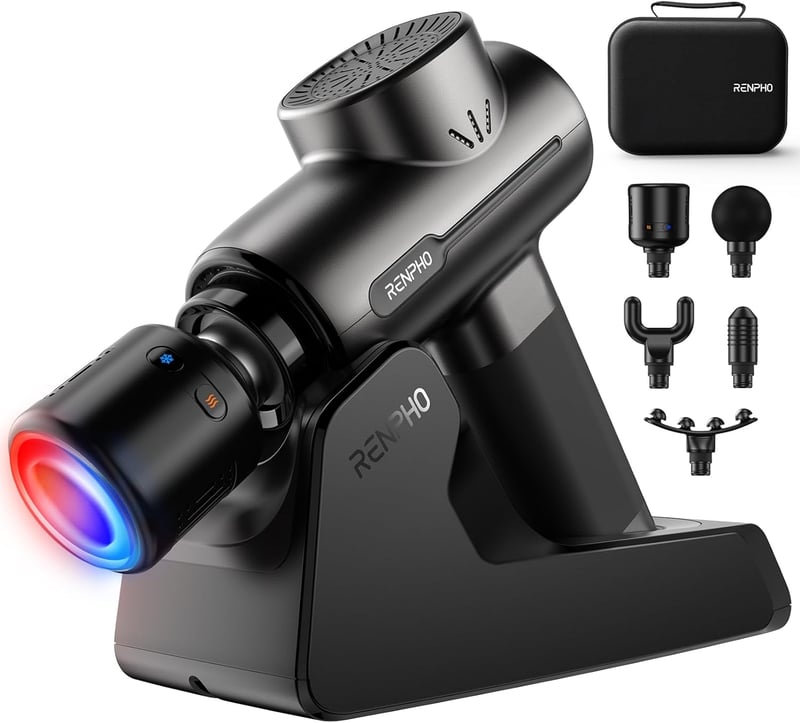 RENPHO Active+ Thermacool Deluxe masszázspisztoly melegítéssel és hűtéssel