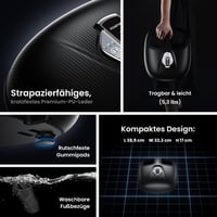 RENPHO Električni masažer za stopala s funkcijom grijanja, 3D gnječenje, masaža valjcima i zračnom kompresijom, 3 razine intenziteta, bežični daljinski upravljač 6