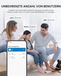 RENPHO Elis 1 Digitális Személymérleg Bluetooth Kapcsolattal, Nagy VA Kijelzővel, 13 Testösszetétel-elemzéssel és Fitness Alkalmazással 5
