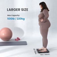 Cântar inteligent corporal cu Bluetooth RENPHO Elis 1, cântar digital cu analizator BMI și aplicație pentru smartphone, 220 kg, 30 cm 2