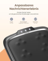RENPHO masažer za stopala s funkcijom grijanja, električni Shiatsu masažer za stopala s podesivom brzinom 2