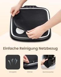 RENPHO masažer za stopala s funkcijom grijanja, električni Shiatsu masažer za stopala s podesivom brzinom 4