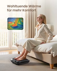 RENPHO masažer za stopala s funkcijom grijanja, električni Shiatsu masažer za stopala s podesivom brzinom 7