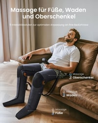 RENPHO Légnyomásos Lábmasszírozó 360° Teljes Fedettséggel, 6 Mód, 5 Intenzitás - Blue, R-F006-BU 2
