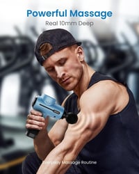 Pistol de masaj RENPHO cu 3200 rpm și amplitudine de 10 mm pentru relaxare musculară și ameliorarea durerii 3