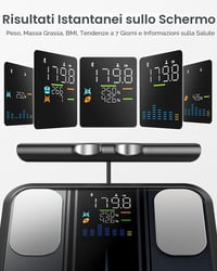 Inteligentná osobná váha na analýzu zloženia tela RENPHO MorphoScan Base s 8 elektródami – BMI, telesný tuk a svalová hmotnosť 2