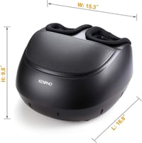 Elektrický masážny prístroj na nohy RENPHO Shiatsu s vyhrievaním a diaľkovým ovládaním - do veľkosti 46 8