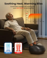 Elektrický masážny prístroj na nohy RENPHO Shiatsu s vyhrievaním a diaľkovým ovládaním - do veľkosti 46 3