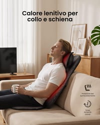 Masážny poťah na sedadlo RENPHO Shiatsu s vyhrievaním, 12 masážnymi hlavicami a vibráciami 6