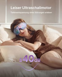 RENPHO masážny prístroj na oči s funkciou vyhrievania a chladenia – Vyhrievaná očná maska na relaxáciu a proti únave 5