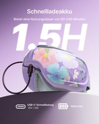 RENPHO masážny prístroj na oči s funkciou vyhrievania a chladenia – Vyhrievaná očná maska na relaxáciu a proti únave 9
