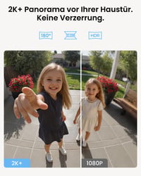 Interfon Video Reolink 5MP cu Sonerie, Wi-Fi 2,4/5GHz, Cameră cu unghi ultra-larg de 180°, Sonerie Inteligentă 2