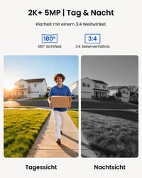 Videointerfon Reolink 5MP cu PoE și Sonerie, Unghi Ultra-Larg de 180°, Audio Bidirecțional 2