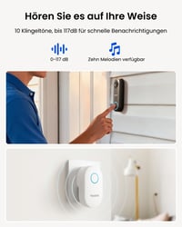 Videointerfon Reolink 5MP cu PoE și Sonerie, Unghi Ultra-Larg de 180°, Audio Bidirecțional 7