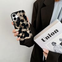 Reownest iPhone 17 TPU védőtok - fekete-arany gepárdmintás 5