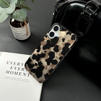 Reownest iPhone 17 TPU védőtok - fekete-arany gepárdmintás 3