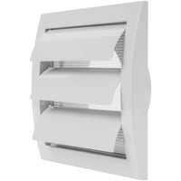 Repa Market 100mm kuchynský digestor, ukončovací diel, biela farba, so sieťkou proti hmyzu, ventilácia 1