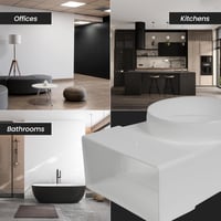 Repa Market 90° Légcsatorna Átalakító 220x90mm Lapos - 150mm Kerek Csőhöz Műanyag Csatlakozó Szellőzés Fűtés Hűtés 6