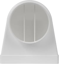 Repa Market 90° Légcsatorna Átalakító 220x90mm Lapos - 150mm Kerek Csőhöz Műanyag Csatlakozó Szellőzés Fűtés Hűtés 7