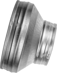 REPA MARKET Légcsatorna Szűkítő 150-80mm Horganyzott Acél Kerek Csőszűkítő Átmenet Szellőzéshez 8